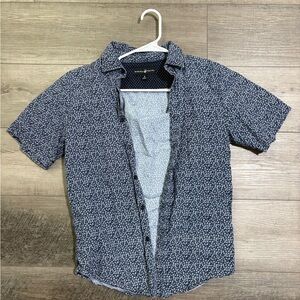 American Eagle Outfitters Blue Casual Button Down Shirt
